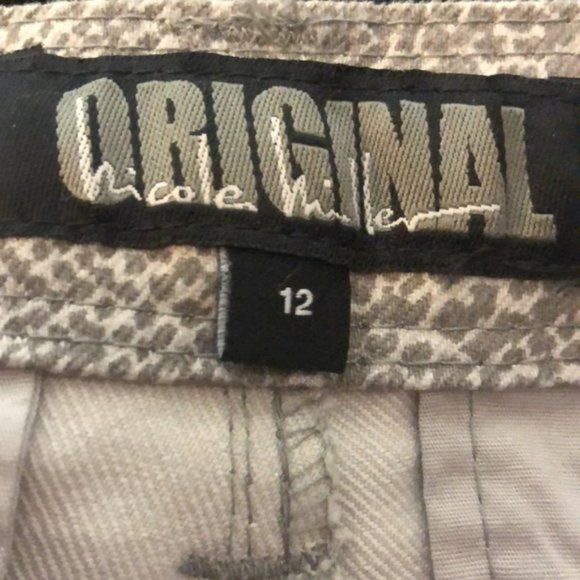 NICOLE MILLER ORIGINAL Jeans Grey/White, 12 - Picture 7 of 9